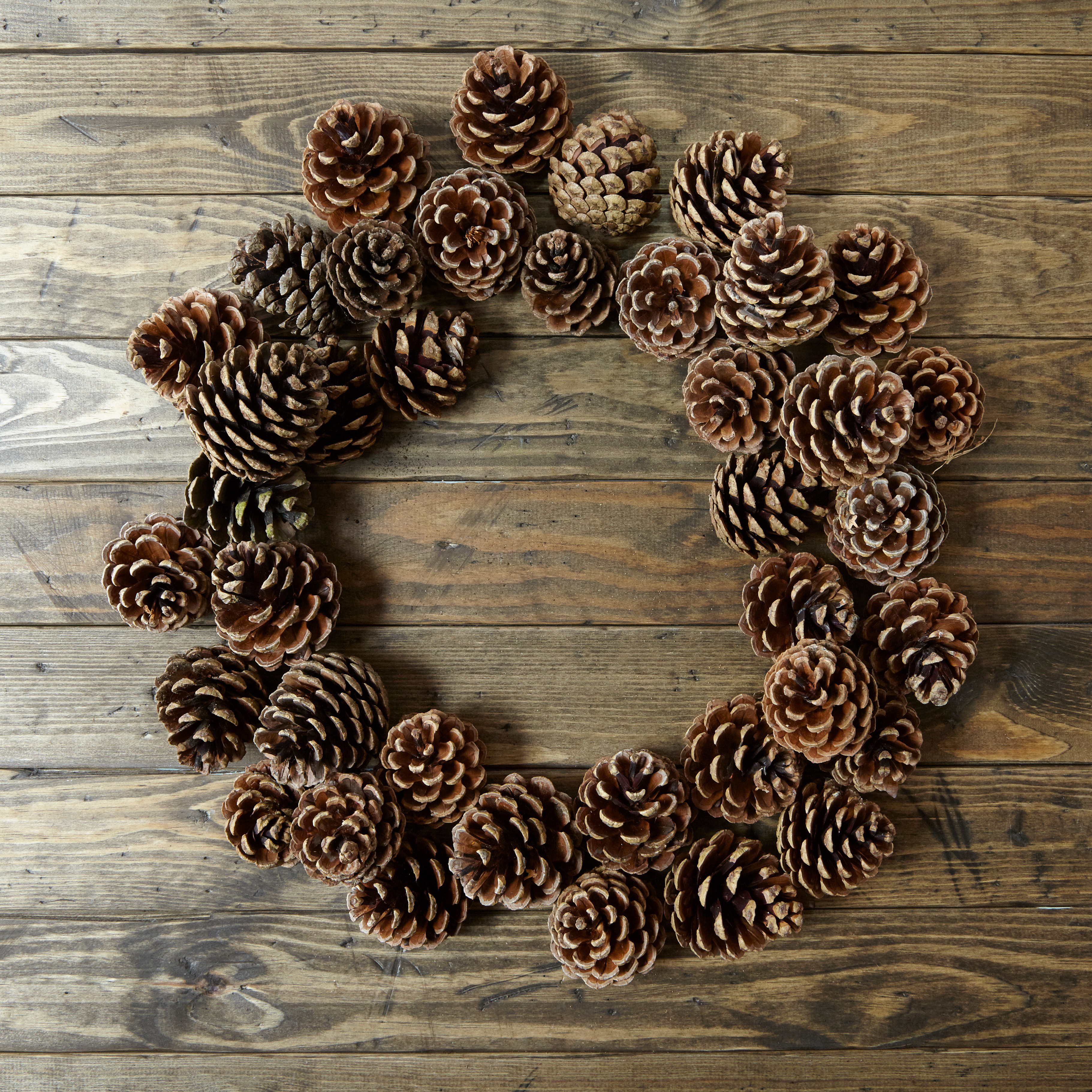 Pinecone wreath