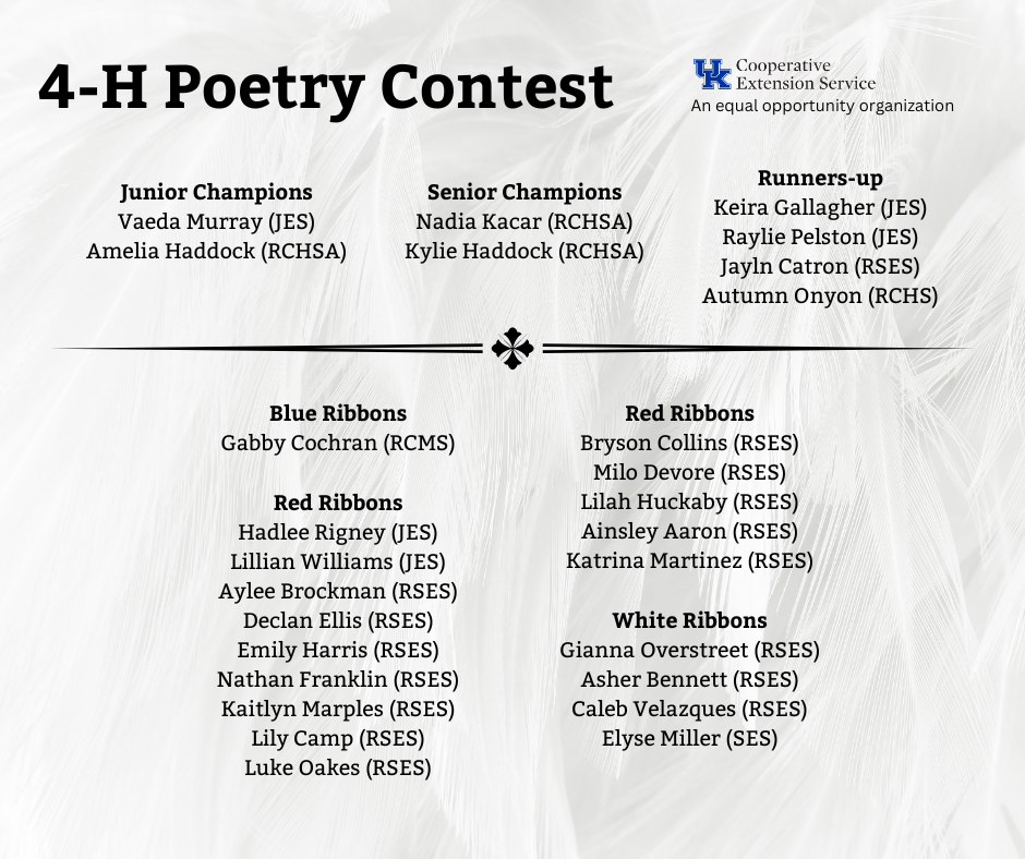 poetry contest results