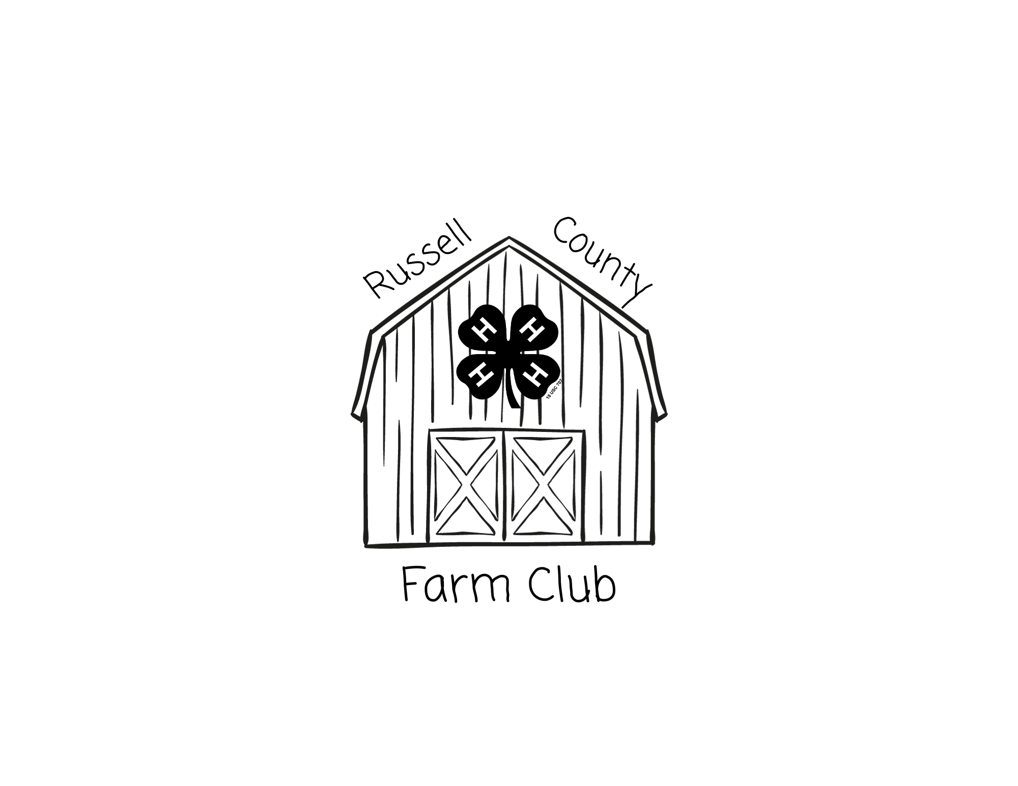 Barn with 4-H clover