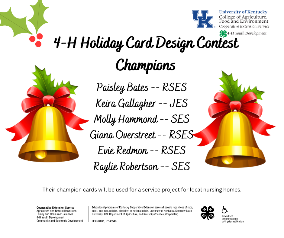 Holiday Card Design Contest Champions