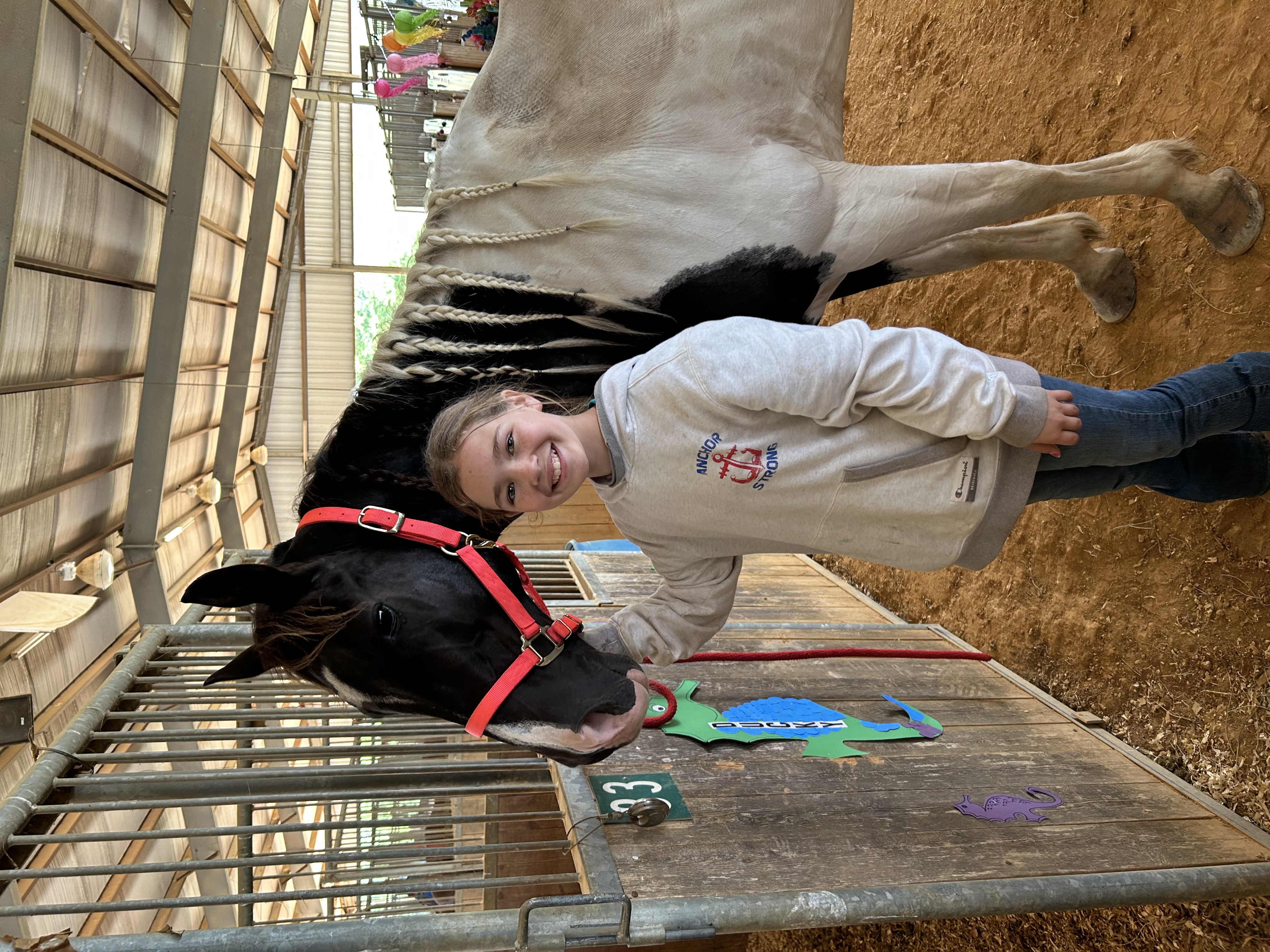 Girl with horse